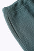 Straight leg pants with elastic on the back